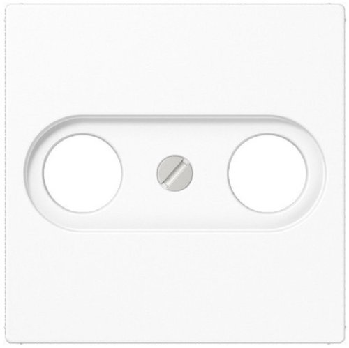 Лицевая панель Jung EcoProfi для 2-м. розетки TV+R белый картинка